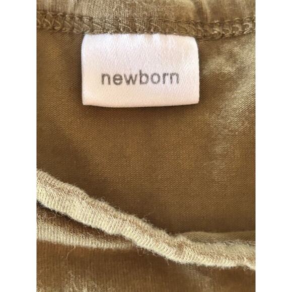 Newborn 2-Piece Bundle — Olive Green Graphics (Gerber + Boutique Romper) - Picture 3 of 4